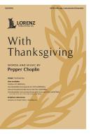 With Thanksgiving 
