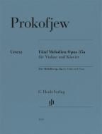 5 Melodies op. 35a 