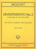 Divertimento No. 2 in B flat major, K. 439b (Anh. 229) 