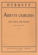 Ariettes oubliées for Low Voice 