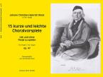 15 kurze und leichte Choralvorspiele 