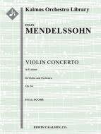 Violin Concerto in E min, Op. 64 