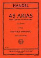 45 Arias From Operas And Oratorios Vol. 3 High Voice 