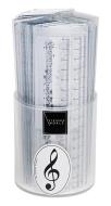 Linealbox Notenzeile transp. 15cm (44 uds.) 