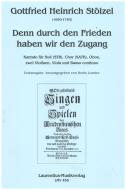 Denn durch Frieden haben wir den Zugang 