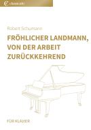 Fröhlicher Landmann, von der Arbeit zurückkehrend 