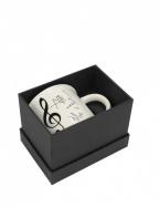 Taza ''All I need is music'' blanca 350 ML 