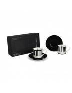 Taza espresso con platillo: teclado - 2 juegos (0,11L) 