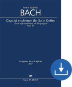 Para esto ha aparecido el Hijo de Dios BWV 40 Download