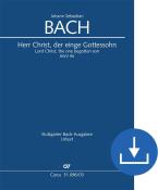 Señor Cristo, Hijo único de Dios BWV 96 Download