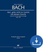 Señor, no entres en juicio con tu siervo BWV 105 Download
