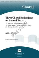 3 Choral Reflections on Sacred Texts 