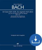 Señor, no te vayas hasta que yo sea bendecido BWV 157, BWV3 157.1 Download
