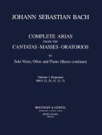 Complete Arias from the Cantatas, Masses, Oratorios Vol. 1 
