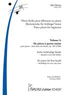 Piezas para piano para principiantes Vol. 5: 6 piezas para cuatro manos 