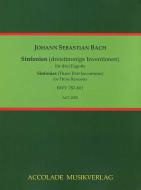 Sinfonías - Invenciones en tres partes BWV 787-801 