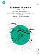 If Thou Be Near 