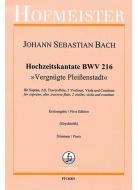 Cantata nupcial Vergnügte Pleißenstadt BWV 216 