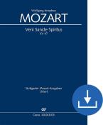 Veni Sancte Spiritus KV 47 Download