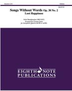 Canciones sin palabras op. 38 nº 2: La felicidad perdida 