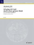 Ich ging mit Lust durch einen grünen Wald Standard