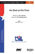 He Died at His Post Standard