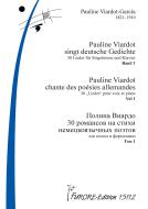 Pauline Viardot singt deutsche Gedichte 1 (9 Lieder auf deutsche Gedichte) 