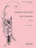 Six Variations In A Major Op. 81 