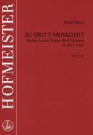 Zu dritt musiziert 