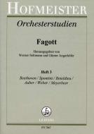 Orchesterstudien für Fagott Heft 3 