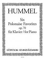 6 Polonaise Favourites, Op.70 