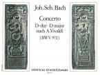 Concerto in D BWV 972 