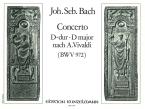 Concerto in D BWV 972 