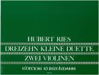 13 kleine Duette 