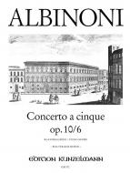 Concerto a cinque Op. 10 No. 6 