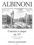 Concerto, Op. 5/3 in D major 