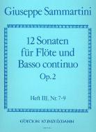 6 Sonatas Op. 2 for Flute and Basso continuo, Vol. 3 