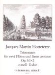 6 Sonatas Op. 3 for 2 Flutes and Basso continuo, Vol. 1 