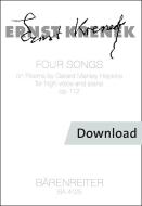 4 Canciones op. 112 