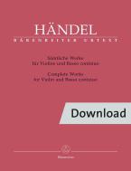 Obras completas para violín y bajo continuo Download