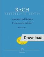 Invenciones y sinfonías BWV 772-801 Download