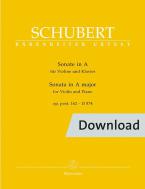 Sonata para violín y piano D 574 op. post.162 Download