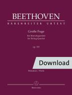 Gran fuga para cuarteto de cuerda op. 133 Download
