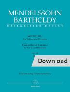 Concierto en mi menor op. 64 para violín y orquesta Download
