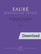 3 Romances sin palabras op. 17 N 52 Download