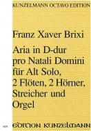 Aria Natali Domini D-Dur 