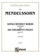 Songs Without Words, Op. 62, No. 1 