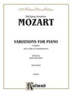 6 Variations on "Mio caro Adone" by Salieri, K. 180 