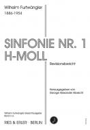 Revisionsbericht zur 1. Symphonie h-moll 