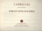 Capriccio für Orgelpedal 